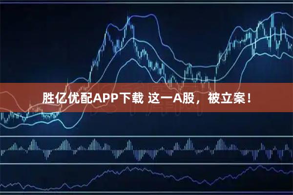 胜亿优配APP下载 这一A股，被立案！